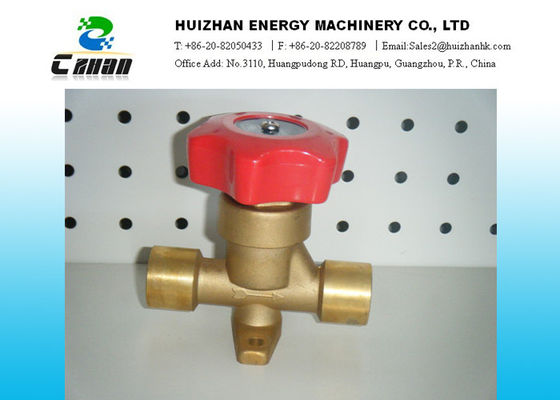 China Shut Off Air Conditioning Valve Welding And Flare With Nut Type supplier