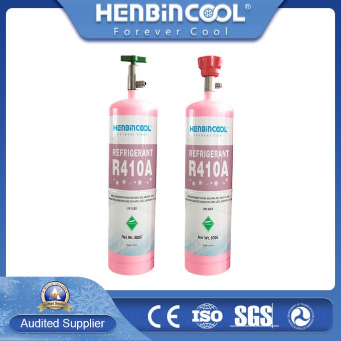 Henbincool R410A Refrigerant Gas 800g in High Pressure Can