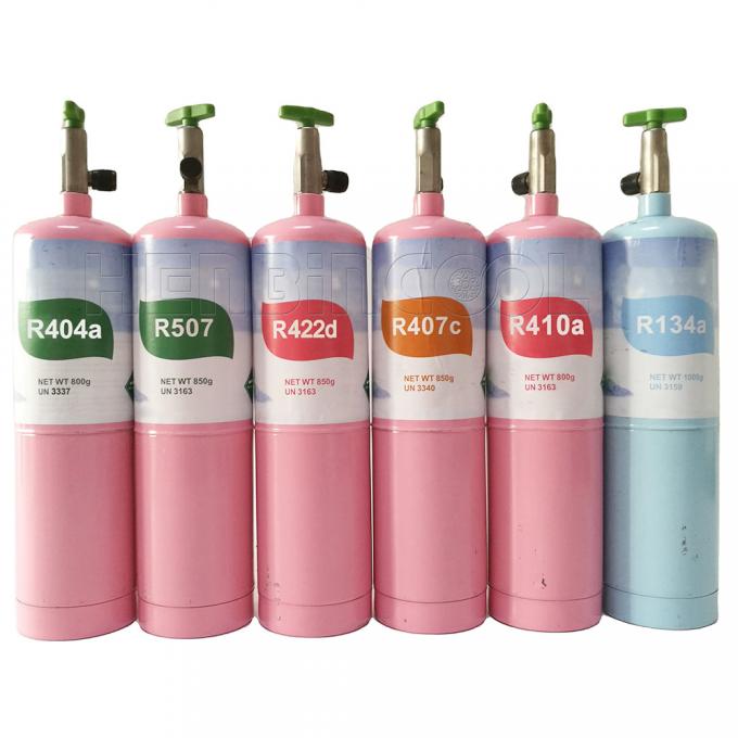 Purity 99.99% R410A 800g HFC Refrigerant Disposable Cylinder 3