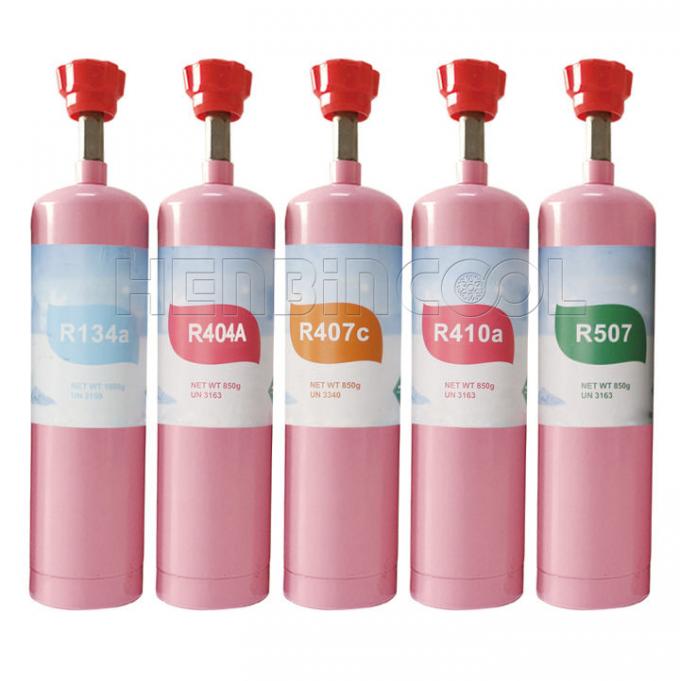 Purity 99.99% R410A 800g HFC Refrigerant Disposable Cylinder 4