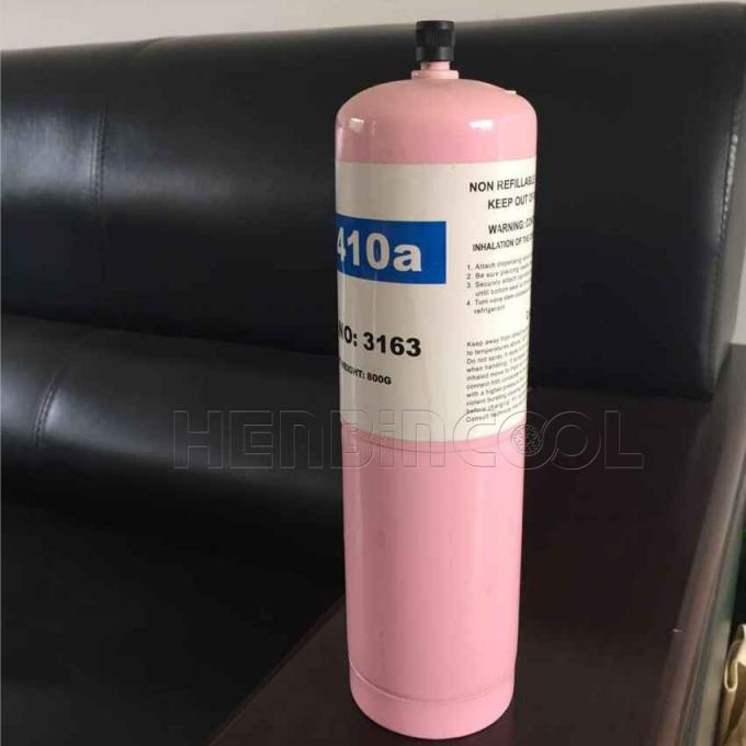 Purity 99.99% R410A 800g HFC Refrigerant Disposable Cylinder 5