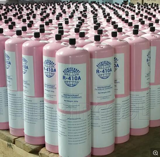 Purity 99.99% R410A 800g HFC Refrigerant Disposable Cylinder 6