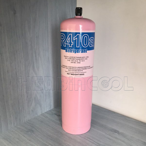 Purity 99.99% R410A 800g HFC Refrigerant Disposable Cylinder 7