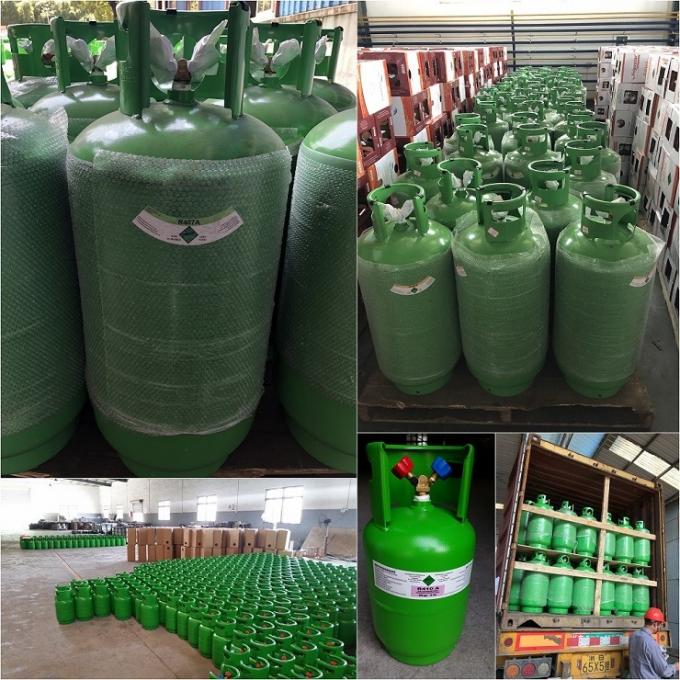 New Green Refilled Cylinder R410A Refrigerant