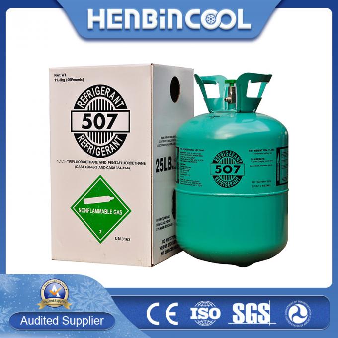 99.9% Pure Refrigerant Gas R507 in Disposable Steel Cylinder