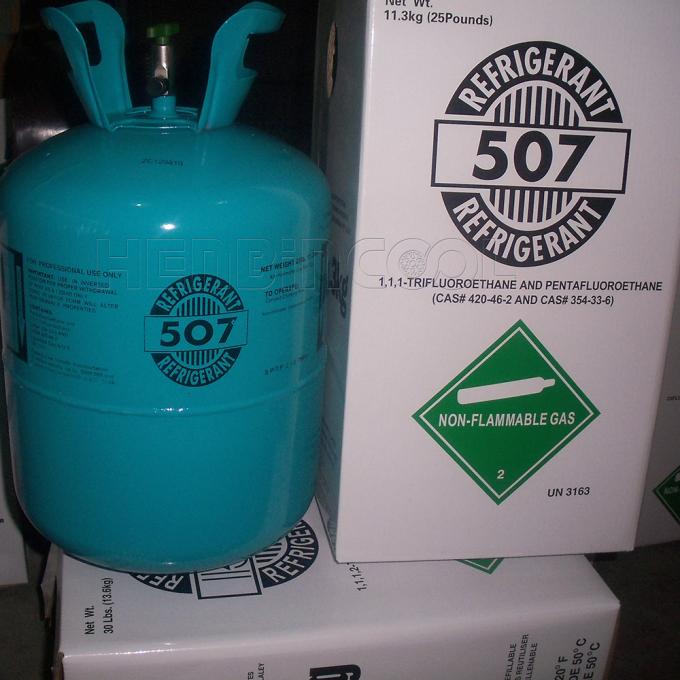 99.9% Pure Refrigerant Gas R507 in Disposable Steel Cylinder