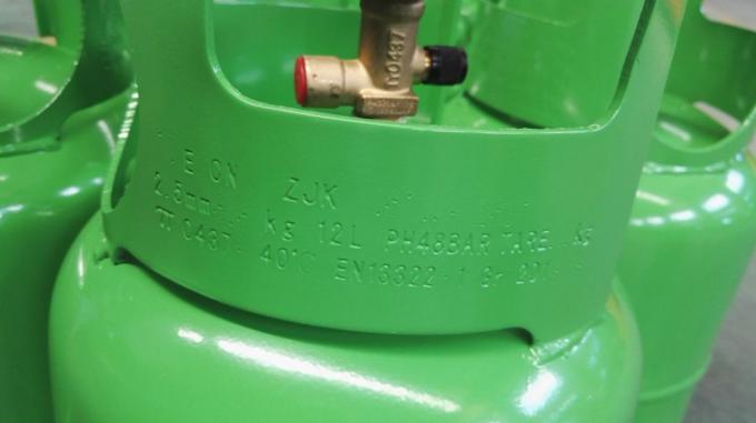 CE Certificate Refrigerant R134A 30lbs Refrigerant R134a 13.6 Kg Cylinder Packing 0