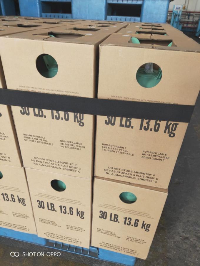 30 Lb/50lb Refrigerant Gas R134A 99.9% Purity Made in China