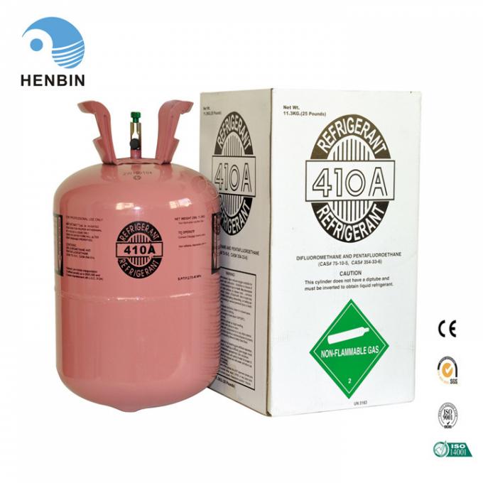 Refrigerant Gas R410A with Disposable Cylinder and Recyclable Cylinder