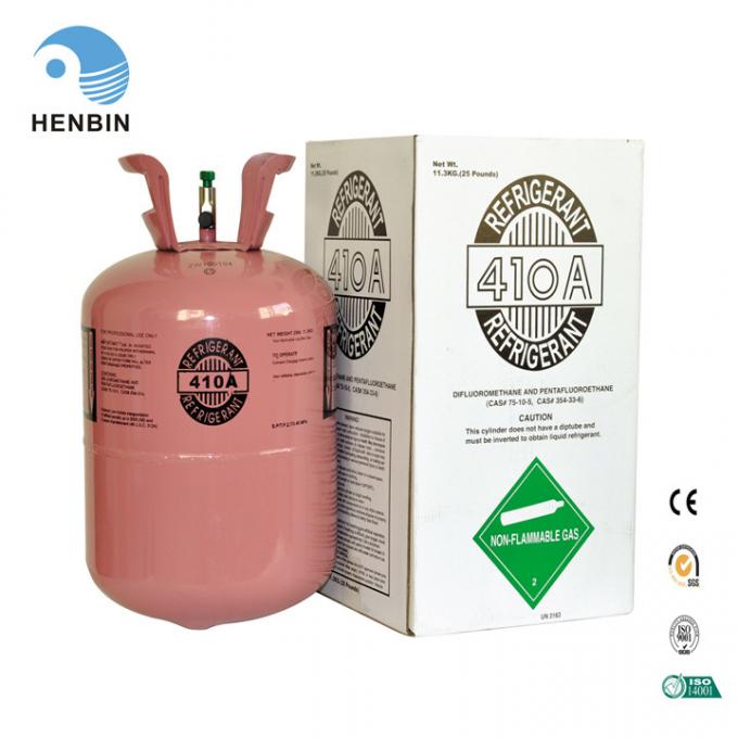 Refrigerant Gas R410A with Disposable Cylinder and Recyclable Cylinder