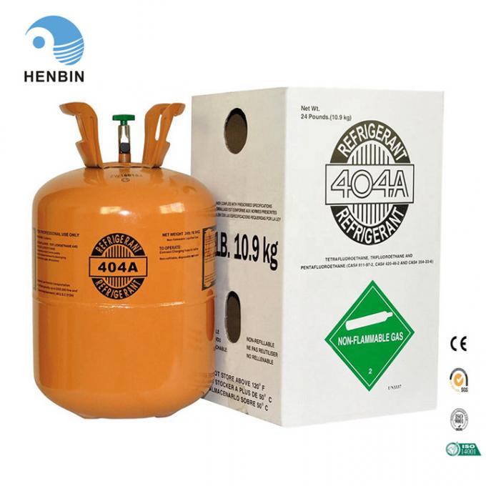 99.8% 12L R404 Refrigerant Gas with Recyclable Cylinder