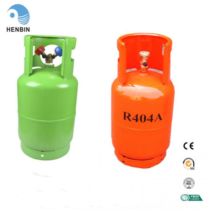 Auto Refrigerant Gas R404A for AC/Recyclable Disposable Cylinder 11.3 Kg