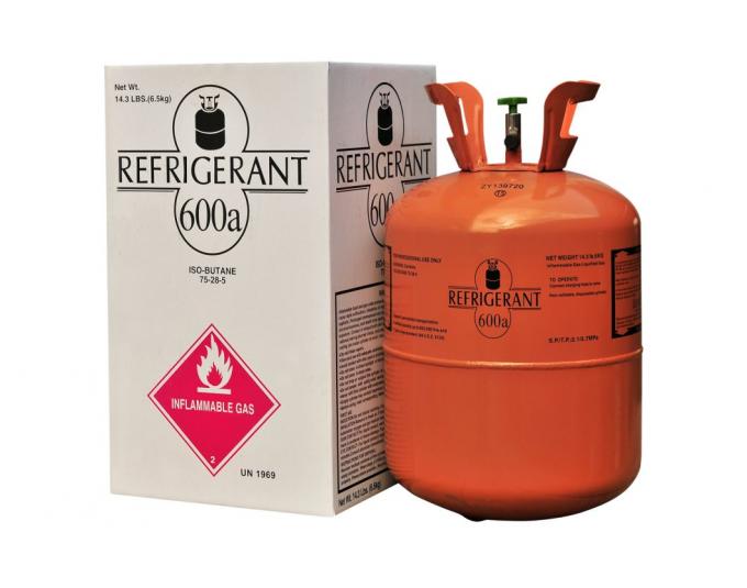 99.99% Isobutane R600A Refrigerant Odorless 6.5kg R600a Refrigerant 3