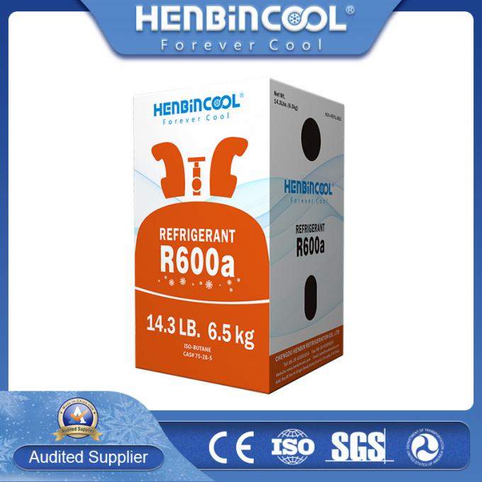 99.99% Isobutane R600A Refrigerant Odorless 6.5kg R600a Refrigerant 2