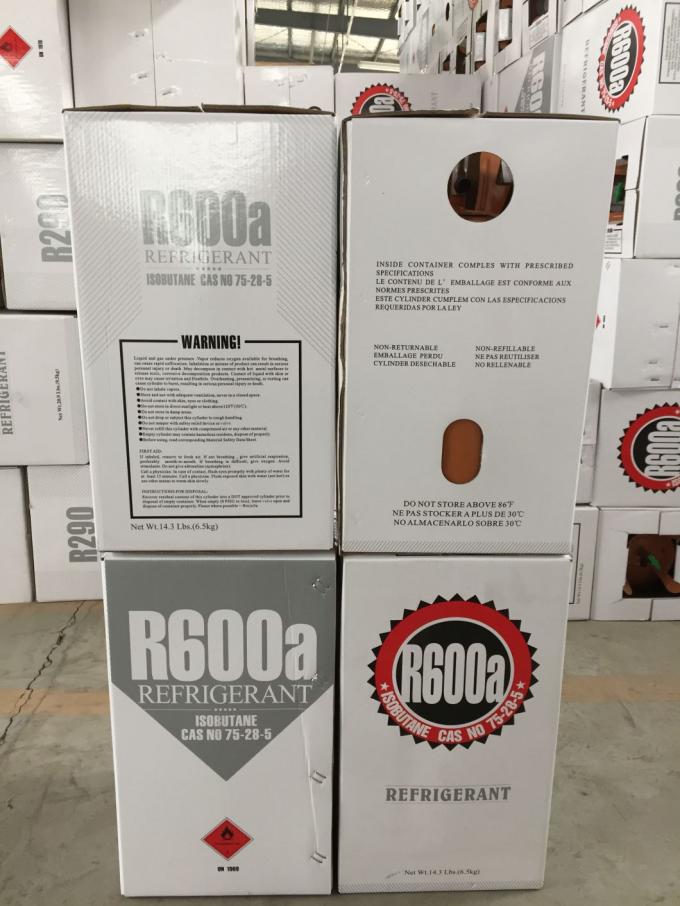 99.99% Isobutane R600A Refrigerant Odorless 6.5kg R600a Refrigerant 5