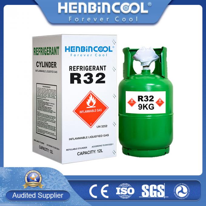 Industry Gas R32 10kg/Cylinder Refrigerant Price 99.9%