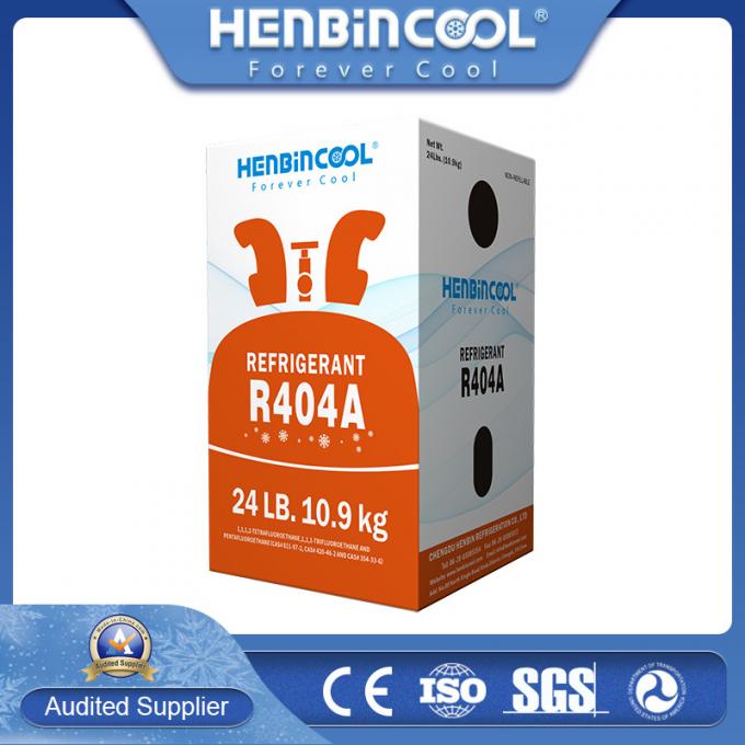 10.9kg HFCR404A Air Conditioning Refrigerant Gas 99.99% Purity 0
