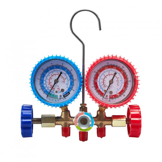 Henbin R410A Refrigeration Service Tools Refrigeration Pressure Gauge with Valve