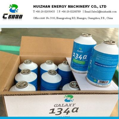 China  Small Can HFC R134a Refrigerants Gas For Car In N.W 340G WIth DOT supplier