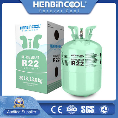 99.99 HCFC 22 Refrigerant 13.6kg 30lb Disposable Steel Cylinder