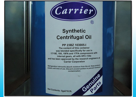 China 5 GAL 18.9L Carrier Ester Synthetic Centrifugal Oil For R134a Refrigerant gas supplier