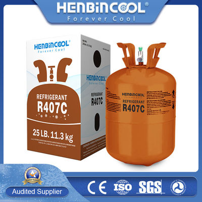 quality CH2F2 CHF2CF3 CF3CH2F HFC R407C Refrigerant For Air Conditioning factory