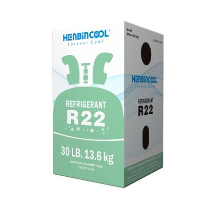 99.99 HCFC 22 Refrigerant 13.6kg 30lb Disposable Steel Cylinder